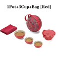 thumbnail image 1 of Travel Ceramic Teacup Lotus Teapot Mouth Chinese Kung Fu Portable Infuser Teaware Outdoor Ceramic Retro Tea Cup Set with Bag heqiyong LED, 1 of 2