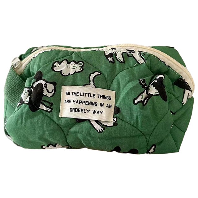 Bolsas Cosméticos Acolchadas Dibujos Animados Portátiles Multifuncionales para Mujeres Y Niñas (S)
