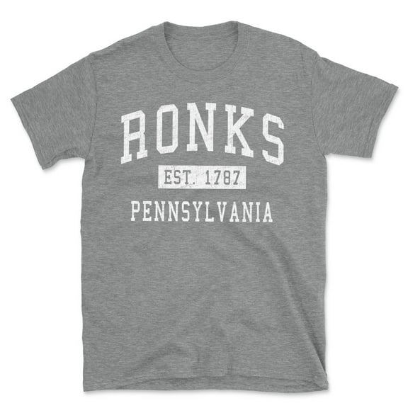 Ronks Pennsylvania Classic Established Men's Cotton T-Shirt