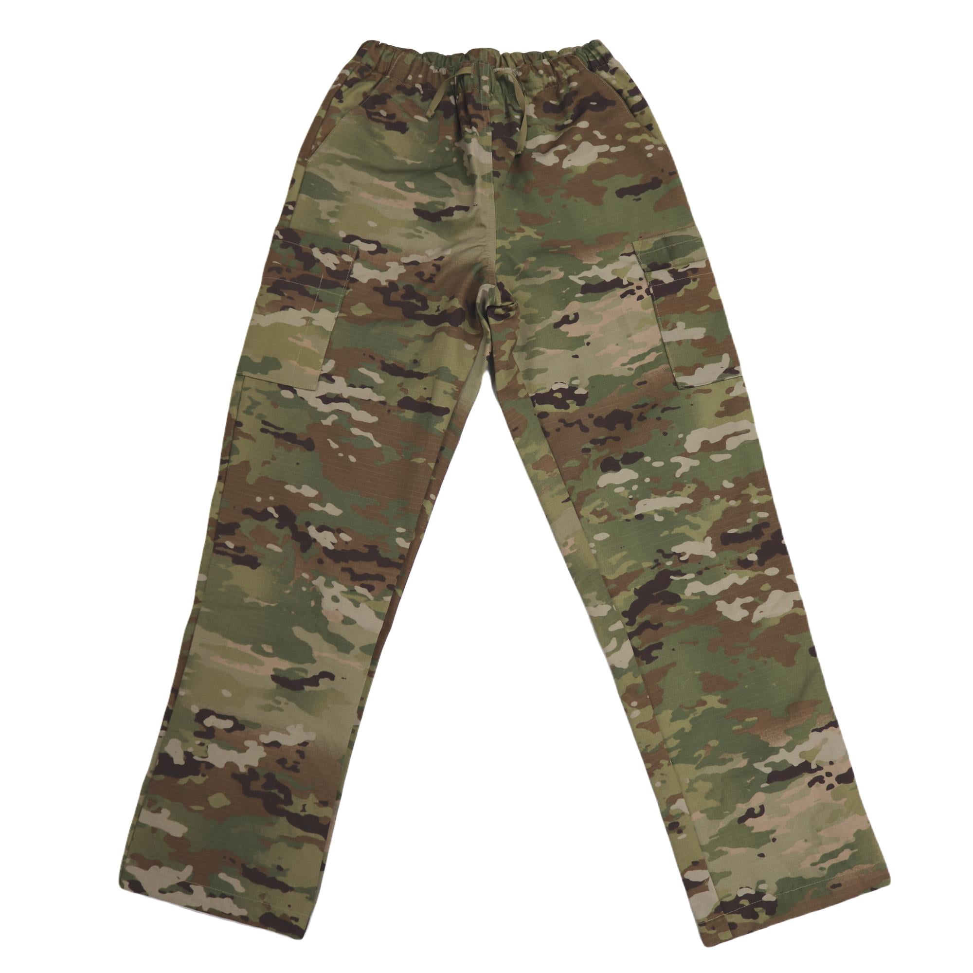 Mcguire Gear Tactical Surgical Scrub Pants, Nylon Cotton Ripstop, Cargo Pockets, Made in USA, OCP Scorpion, Size Small, Women's, Other