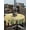 Yellow, variant on Easter Bunny Outdoor Tablecloth - 54 Inch Round Dining Table Cover, Yellow Rabbit Spring Flowers Leaves Rustic Plants Waterproof Outdoor Table Cloth with Umbrella Hole & Zipper for Picnic/Patio/Party