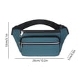 thumbnail image 3 of Vacemry Sac Banane Unisexe à Bandoulière, Grande Capacité, Sangle Réglable, Sac Banane pour Sports Extérieurs, Voyage, Randonnée, Cyclisme, Course, Pochette de Taille Résistante à l'Eau pour Hommes et Femmes, 3 of 6
