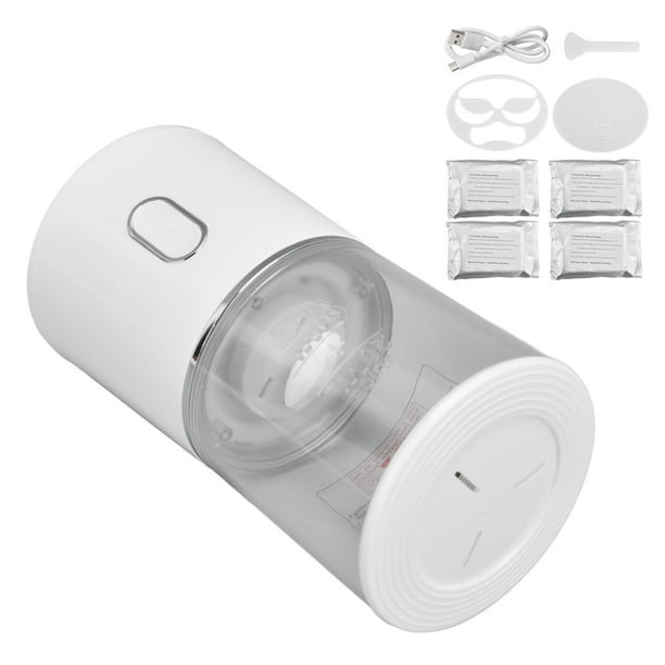 Máquina de bricolaje para mascarillas faciales, máquina para fabricar mascarillas blancas, fácil limpieza, apagado automático con molde de mascarilla para uso doméstico Ecomeon no