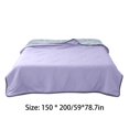 thumbnail image 3 of SUYOLL Summer Ice Silk Thin Comforter Blanket Breathable Lightweight Machine Washable Bedspread For Hot Sleepers, 3 of 6