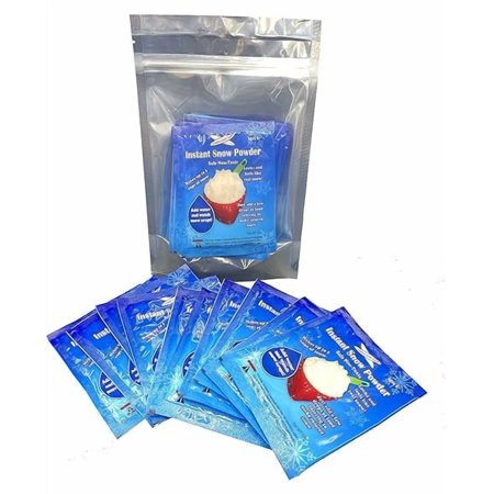 10 Packs of Amazing Magic Instant Snow Powder - holiday kids gift-giving and stocking stuffers