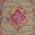 thumbnail image 7 of SAFAVIEH Madison Emmet Traditional Area Rug, Light Grey/Fuchsia, 5'1" x 7'6", 7 of 7