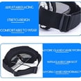thumbnail image 4 of Gafas de moto cross, gafas de esquí para hombre y mujer, anti-UV, a prueba de viento, a prueba de polvo, antiarañazos, gafas de moto cross, banda elástica ajustable, para deportes activos al aire libre, esquí, motocrós, ciclismo de montaña Sailing Electrónica, 4 of 5