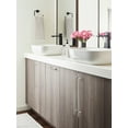 thumbnail image 2 of Amerock Bar Pulls 16-3/8 inch (416mm) Center-to-Center Satin Nickel Cabinet Pull, 2 of 8