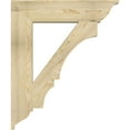 thumbnail image 3 of Ekena Millwork 6"W x 30"D x 36"H Balboa Traditional Rough Sawn Bracket, Douglas Fir, 3 of 4