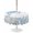 White, variant on Outdoor Tablecloth with Umbrella Hole for Patio/Picnic/Party/Camping, Coastal Trutle Waterproof Table Cloth Round Cover Washable, Nautical Summer Beach Ocean Coral (Dia 54")