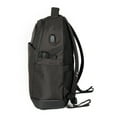 Reebok Unisex Carter Tech USB Laptop 18.5" Backpack, Black