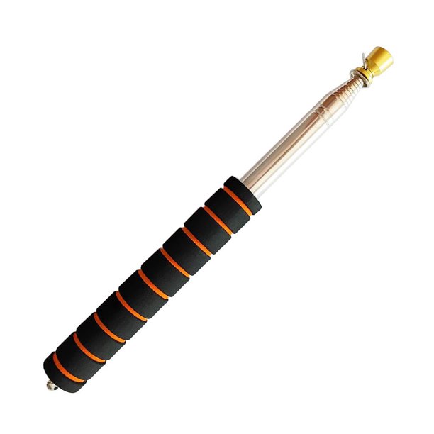 Matsuzay Guía Asta de bandera Acero inoxidable Puntero didáctico Guías turísticos 2m Azul Jardín y Patio Naranja 2m en negrita