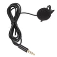 thumbnail image 2 of Micrófono Lavalier profesional de 3,5mm con Clip omnidireccional con cable para teléfono móvil, ordenador, entrevista de vídeo en vivo, 2 of 5