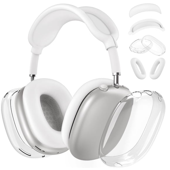 Funda de silicona para auriculares AirPods Max MINDRESY, color blanco