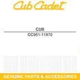 thumbnail image 4 of CUB CADET 951-11970 Fuel Bowl Gasket XT1 WUC WUB WUA WU TDE SWE SW10528L SW SUC, 4 of 7