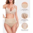 thumbnail image 4 of Shapewear Tummy Control Panties-Body Shaping Briefs Compression Underwear Low Rise Shapewear Girdle Panty for Women, 4 of 6