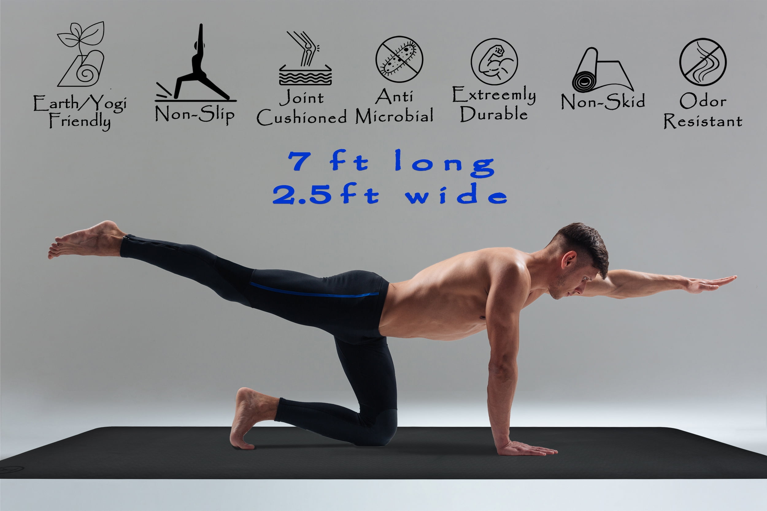 Yoga mat 7 feet hotsell