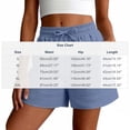 thumbnail image 3 of Riecok Womens Elastic Waist Shorts Drawstring Workout Shorts Breathable Loose Running Daily Wear with Pockets, 3 of 6
