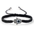 thumbnail image 1 of Evil Eye Braided Bracelet Lucky Red Black Color Thread Couple Chain Handmade, 1 of 1