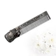 thumbnail image 4 of MasteelfCA 1pc Stainless Steel Beard Comb Hair Styling Comb Goatee Style Design for Men, 4 of 7