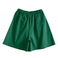 thumbnail image 6 of Women's Wide Leg Knee Length Shorts - Casual/Fashion, Elastic Waist, Comfort Fit, Polyester, M-XXXXL, Waist 66-86cm, 44-49cm Length, 6 of 6