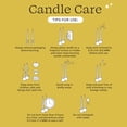 thumbnail image 5 of Mainstays Paraffin Wax 10" Ribbed Taper Candle, Unscented, Orange, 5 of 6