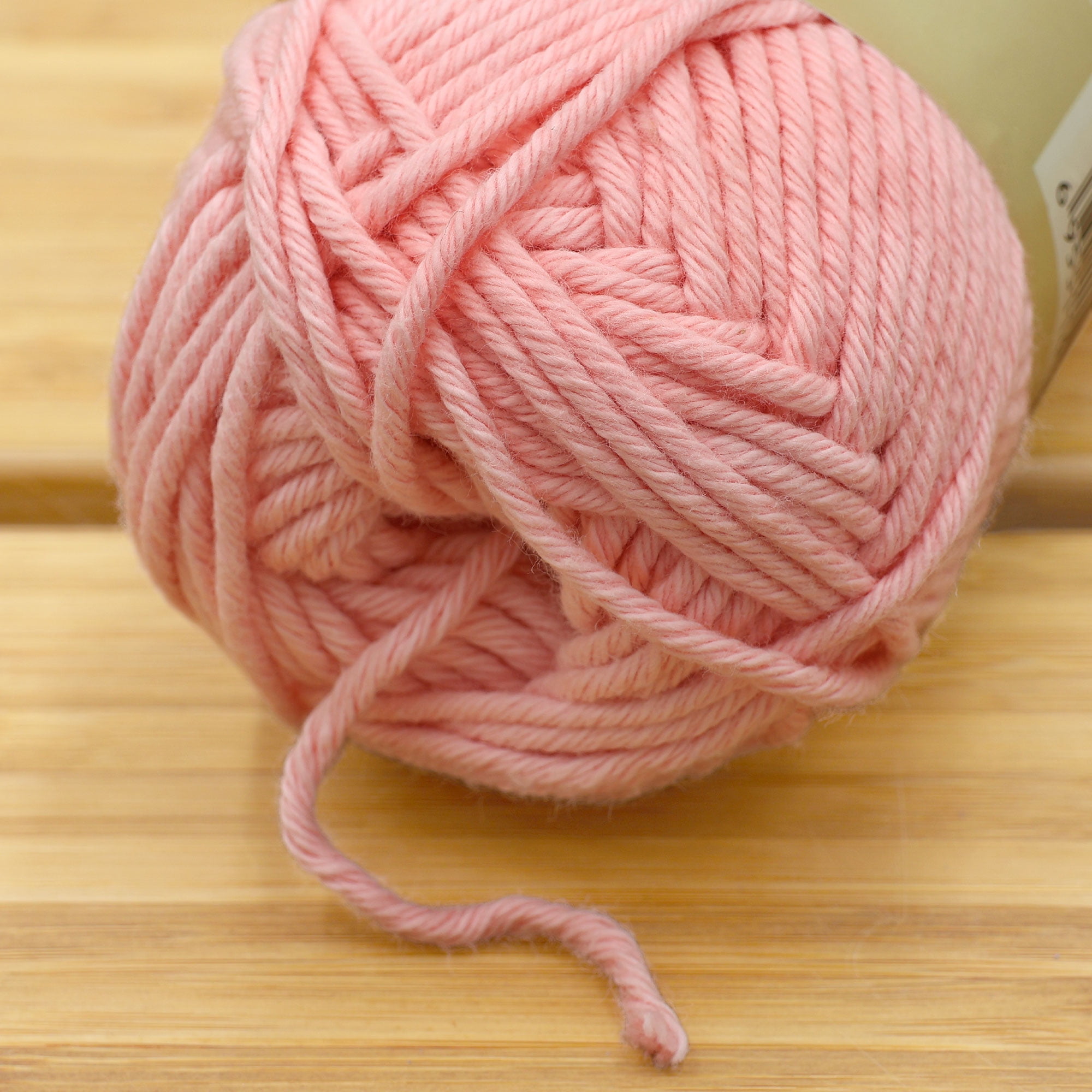 JubileeYarn Dainty Light Yarn - 100g/Skein Worsted Weight Cotton - 501 Peach - 4 Skeins