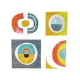 thumbnail image 2 of Haase, Andrea 20x20 Black Modern Framed Museum Art Print Titled - Cutout Geometrics, 2 of 4