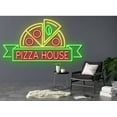thumbnail image 3 of Glowneon Pizza Slide Neon Sign Decor, Pizza Restaurant LED Light, 3 of 4
