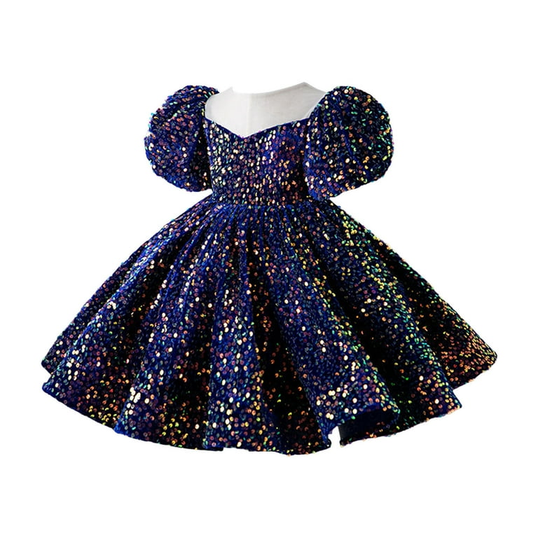 slim fit dress slacks Royal Blue with gold Sequin V Back Dress KD498 – Tres Elegant main image 1