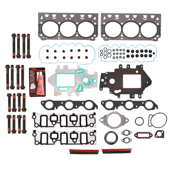 Evergreen HSHB8-10438S-GP Head Gasket Set Head Bolts Fit 04-07 Pontiac Grand Prix Supercharged 3.8 12V VIN 4