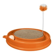 Angle View: Catit Play n Scratch Toy Orange