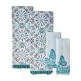 thumbnail image 3 of The Pioneer Woman 4 Piece Cotton Bath Towel Set, Light School Gray, 3 of 5