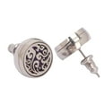 thumbnail image 2 of Boucles d'Oreilles à l'Huile Essentielle Mode Portable Forme Ronde Mini Ear Stud Aromathérapie pour les Femmes Type 1, 2 of 14