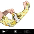 thumbnail image 2 of Kdxio Garden Honeybee Gnomes Print UV Sun Protection Arm Sleeves - Tattoo Cover Up - Basketball Arm Sleeve UPF 50 Cooling for Men Women, 2 of 7