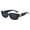 37# Black, variant on Rectangle Sunglasses for Women Men Trendy Y2k Retro 90s Sun Glasses UV Protection Cool Square Frame Black