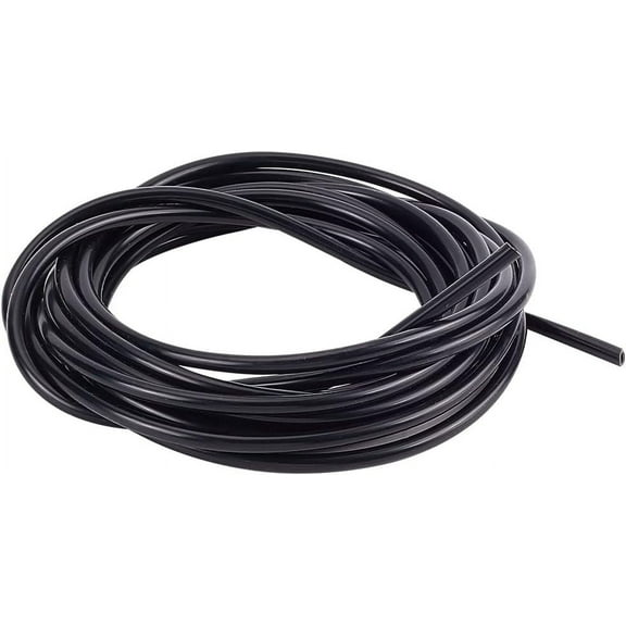 16.4 Feet Black Vacuum Hose ID 1/8inch(3mm) High Temperature Silicone Vacuum Tubing Hose 3/16inch(5mm) Vacuum Tube Vacuum Line Kit