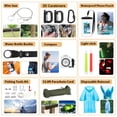 thumbnail image 3 of KAQINU Survival Kit 250 Pcs with Molle System Compatible Bag,Emergency Tent,Flashlight and more Great Gift for Men Camping Outdoor Adventures, 3 of 7