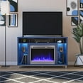 thumbnail image 2 of Lumina Fireplace TV Stand for TVs up to 48", Navy, 2 of 9