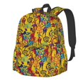thumbnail image 1 of Disketp Dancing African Womens Mochila Escolar de Gran Capacidad y Peso Ligero, Mochila de Viaje Ideal para Escuela, Trabajo y Uso Diario, Cómoda y con Estilo, 1 of 8