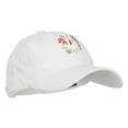 thumbnail image 5 of Clock with Decorations Embroidered Unstructured Cap - White OSFM, 5 of 5