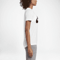 thumbnail image 2 of Nike Sportswear Essential Women's Logo Short Sleeve Top White/Black 829747-100, 2 of 6