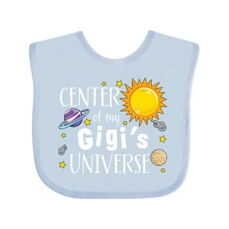 

Inktastic Center of my Gigi s Universe Gift Baby Boy or Baby Girl Bib