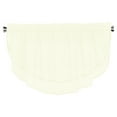 thumbnail image 1 of Sheer Voile Valance Curtain for Windows Size 54 in X 24 in Scalloped with Ribbon for Kitchens, Living Room, Dining Room, Bathroom, Bay Windows, Basement, Laundry Room (Beige), 1 of 1