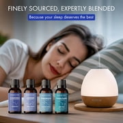 Majestic Pure, Restful Night Essential Oil Gift Set | 100% Pure & Natural Set for Soothing Nighttime and Self-Care Rituals | Lavender, Ylang Ylang, Cedarwood, Chamomile - Pack of 4
