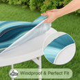 thumbnail image 5 of Blue Gold Marble Pattern Round Fitted Tablecloth with Elastic Edge,Dining Table Cover Waterproof,Outdoor Round Tablecloth for Camping,Dining,Indoor and Outdoor, 5 of 7