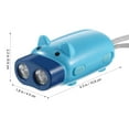 thumbnail image 2 of BESTYASH 3Pcs Hand Pressing Torch Light Pig Shape Plastic For Outdoor Activities Family, 2 of 5