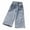 Blue, variant on Odeerbi 3-14 Years Kids Girls Wide Leg Jeans Cute Denim Pants Embroidered Mid Waist Loose Straight Leg Pants with Pocket