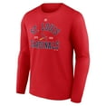 thumbnail image 2 of Men's Majestic Red St. Louis Cardinals High Praise Long Sleeve T-Shirt, 2 of 3