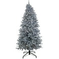 thumbnail image 5 of National Tree Company 9 ft. Pre-Lit Artificial Christmas Tree, Metallic Matte Silver, Tinsel, 2000 Cool White LED Rice Lights, Includes Stand, 5 of 6